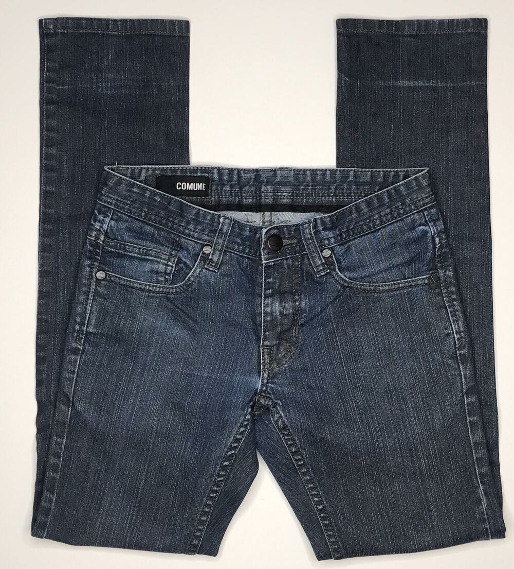 Comune Men's Size 28x32 Dark Wash Slim Straight Jeans